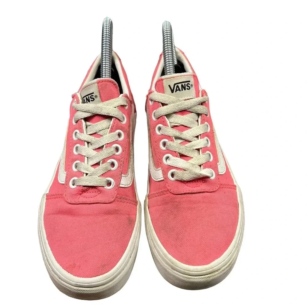 Vans Ward Low Top Honeysuckle Pink Canvas Skate Shoes Sneakers‎ Women's Size 5